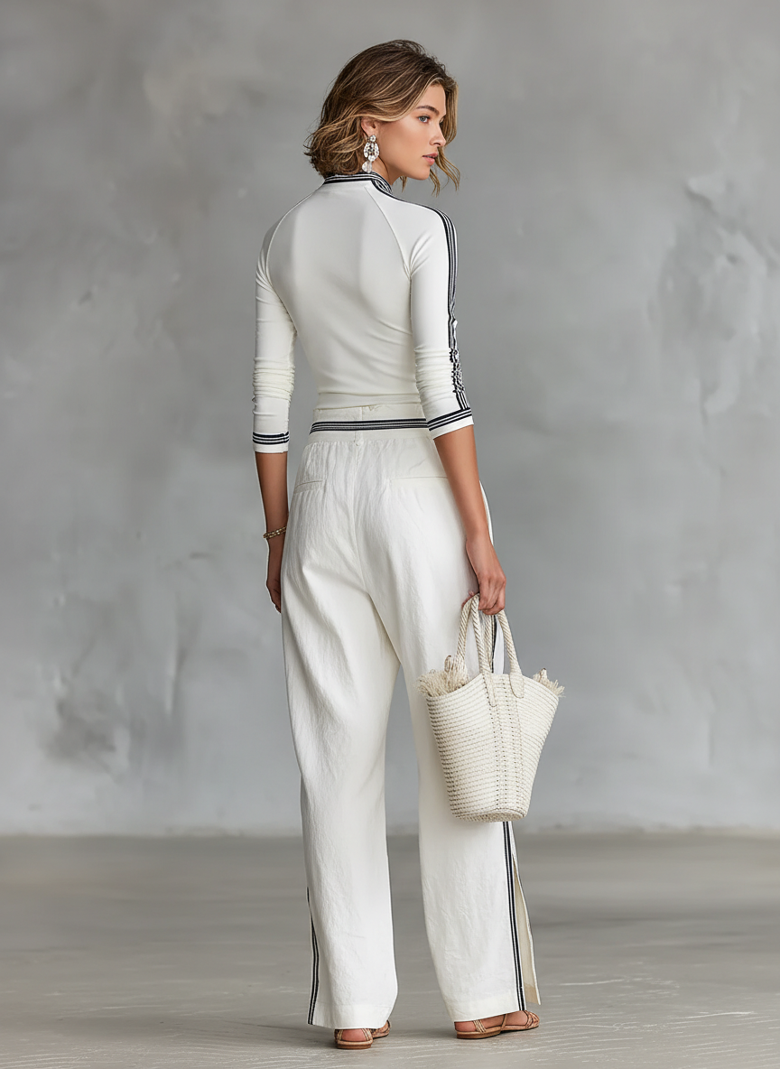 Diane - Ensemble de Sport Pantalon Large avec Cordon