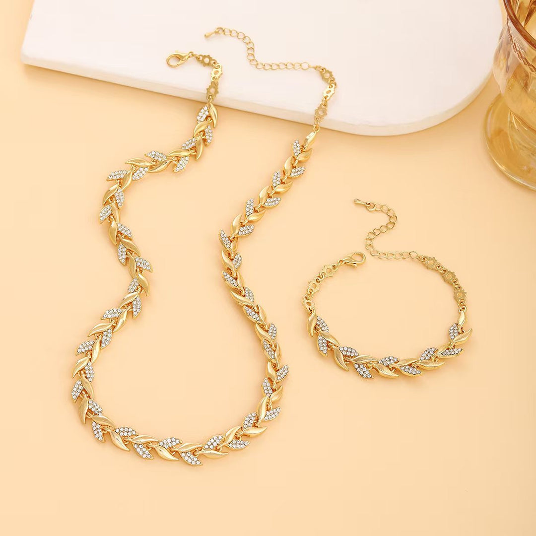 Aurora™ | Ensemble collier et bracelet fait à la main