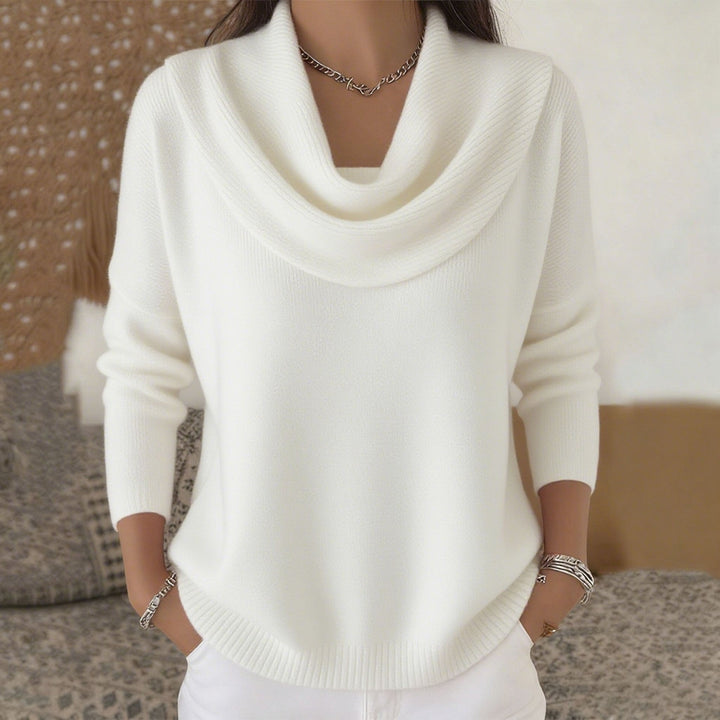 Julie | Pull à Col Drapé