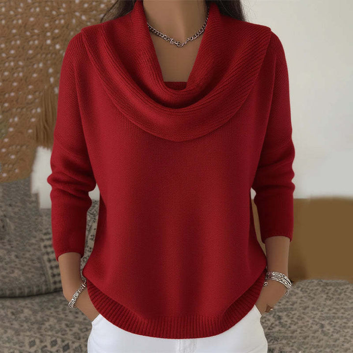 Julie | Pull à Col Drapé