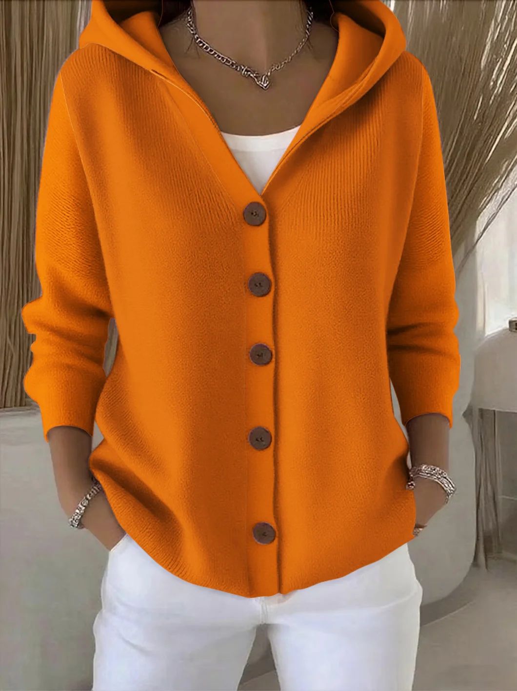 Rita | Cardigan à Capuche