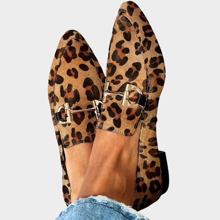 Claire | Mocassins Élégants Léopard