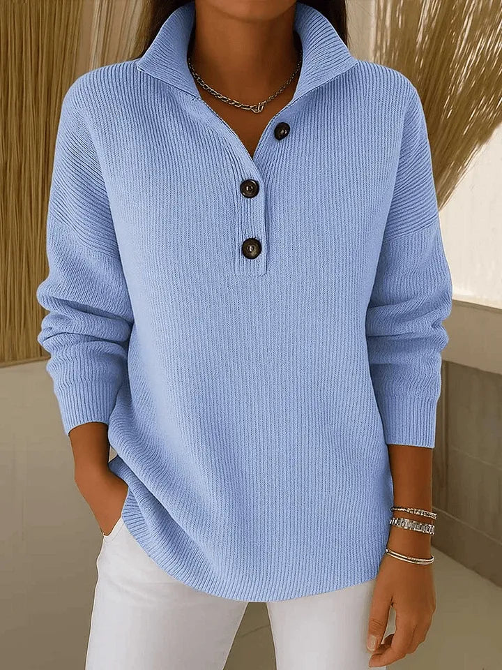 Ambre | Pull Polo à Col V