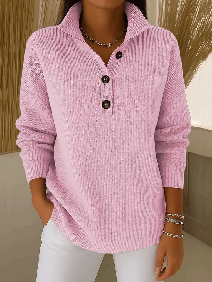 Ambre | Pull Polo à Col V