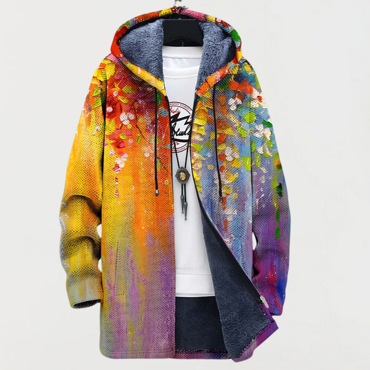 Martine | Manteau aux Motifs d&