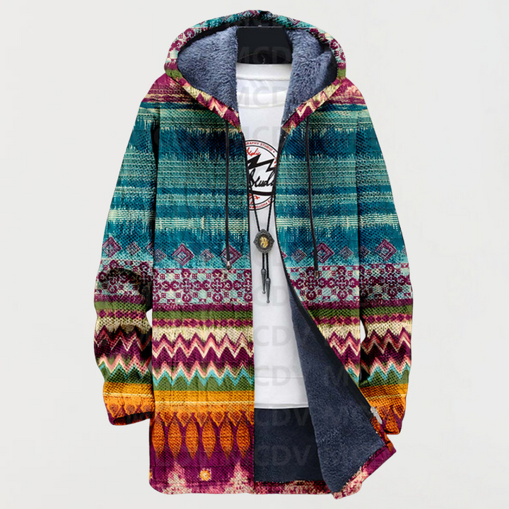 Élisabeth | Manteau à Imprimé d&