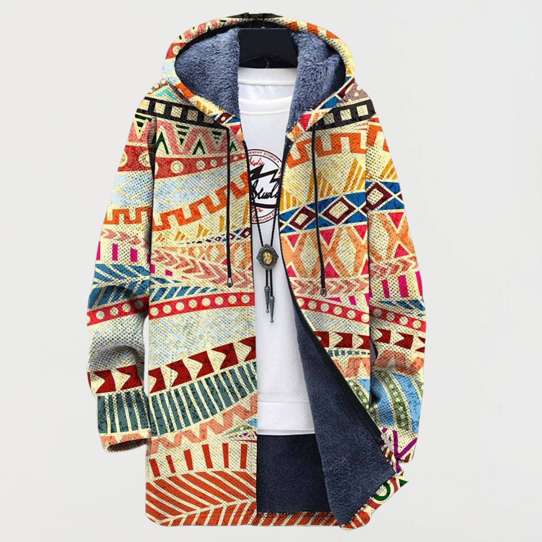 Margot | Manteau à Motifs d&