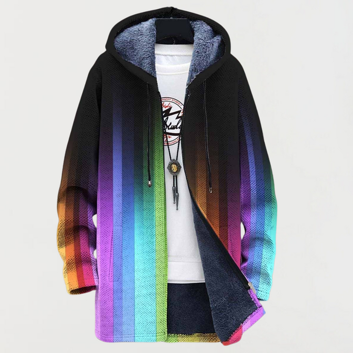 Sophie | Manteau au Dégradé Arc-en-Ciel