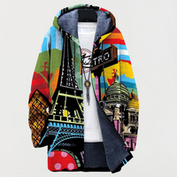 Marie | Manteau à Motif Urbain