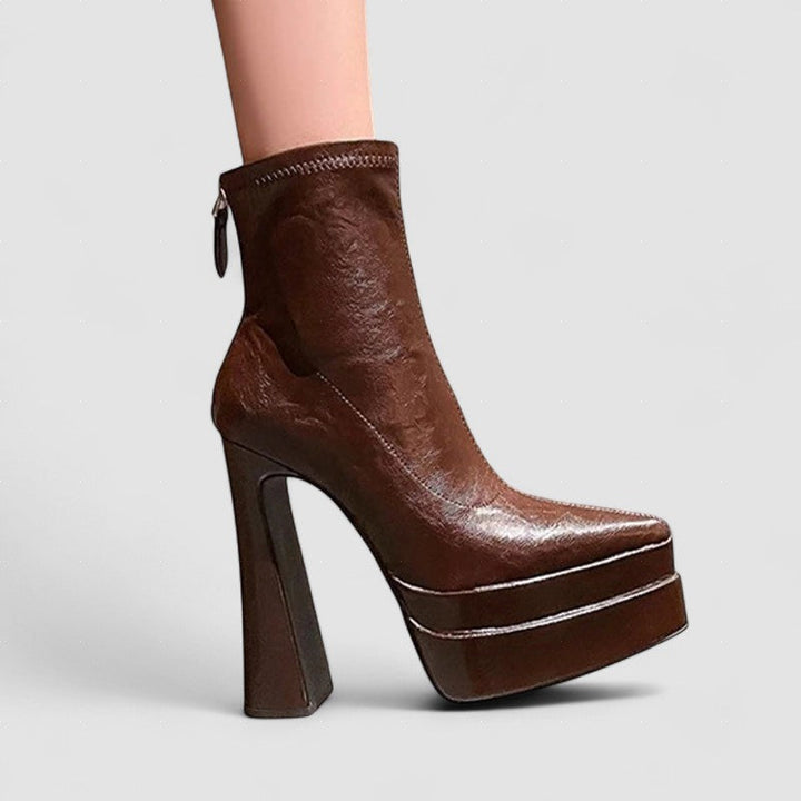 Andrée - Bottes Chelsea à talon haut