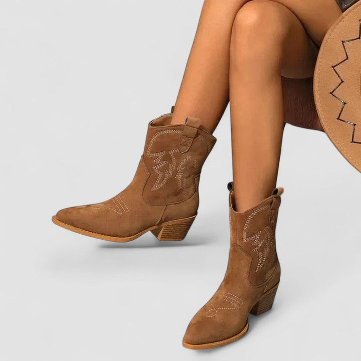 Louise - Bottes western orthopédiques