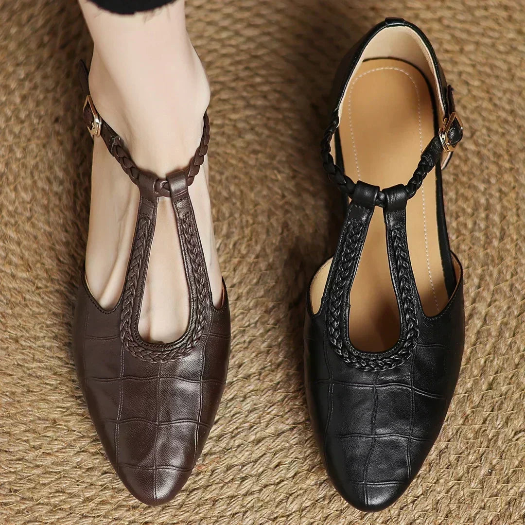 Irène | Babies en cuir