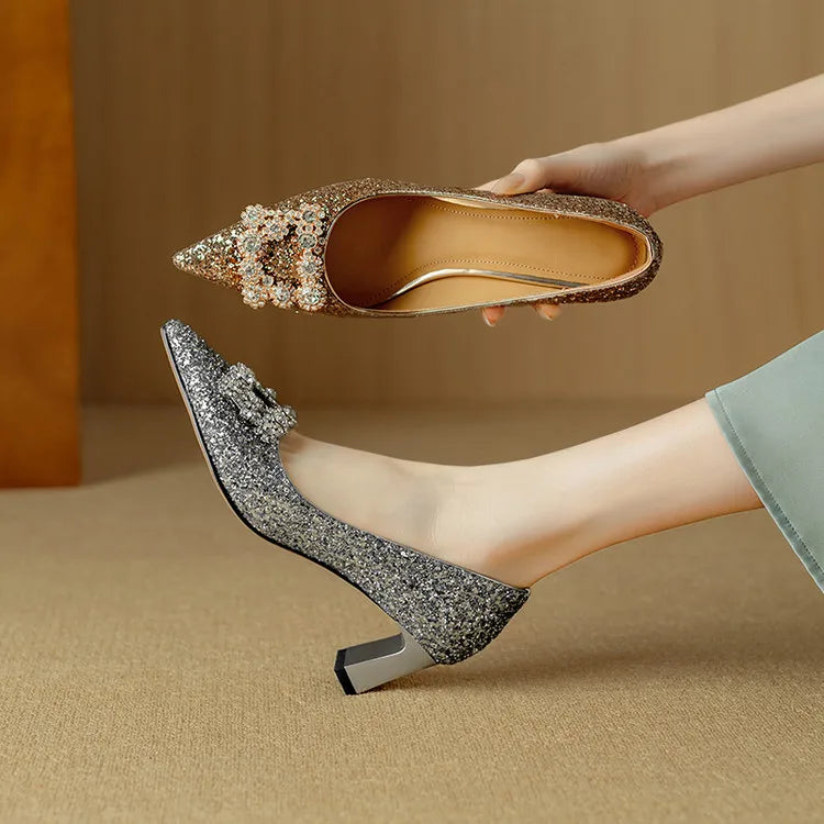 Olivia | Escarpins pailletés