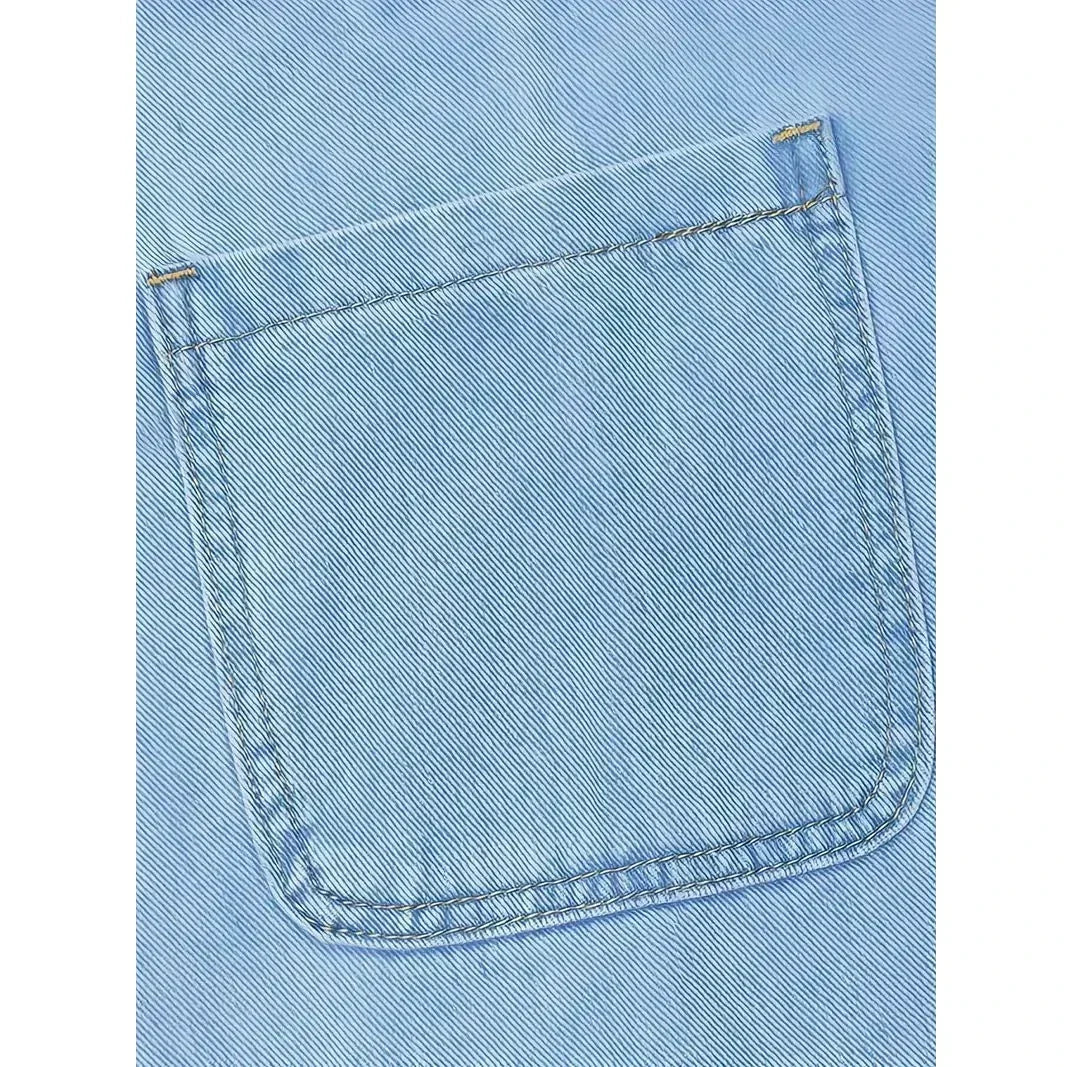 Valentine - Robe Détendue en Denim