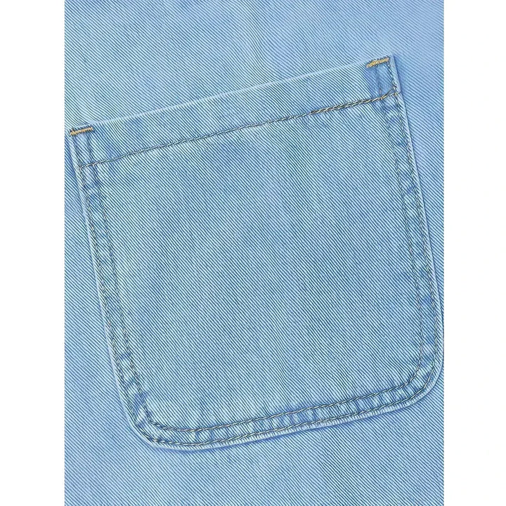 Valentine - Robe Détendue en Denim