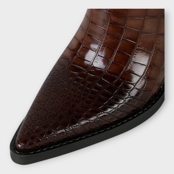 Sidonie - Bottes à motif croco