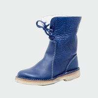 Léontine - Bottines en cuir imperméable à doublure en laine