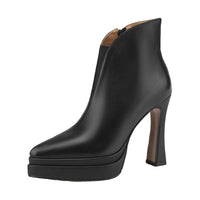 Victorine - Bottes rétro à talon aiguille