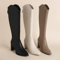 Hortense - Bottes à talon bloc pour l'hiver