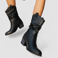 Suzanne - Bottes en cuir orthopédiques