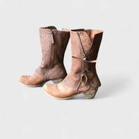 Amandine - Bottes vintage mi-mollet