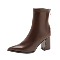 Anaïs - Bottes élégantes à talon épais