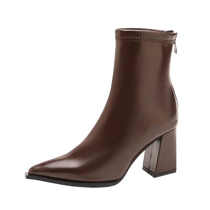 Anaïs - Bottes élégantes à talon épais