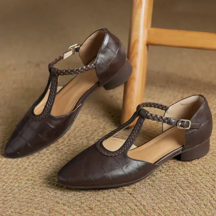 Irène | Babies en cuir