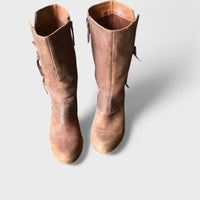 Amandine - Bottes vintage mi-mollet