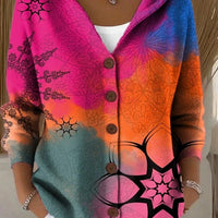 Paule | Cardigan à Motifs et Capuche