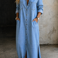 Delphine - Robe à Boutons