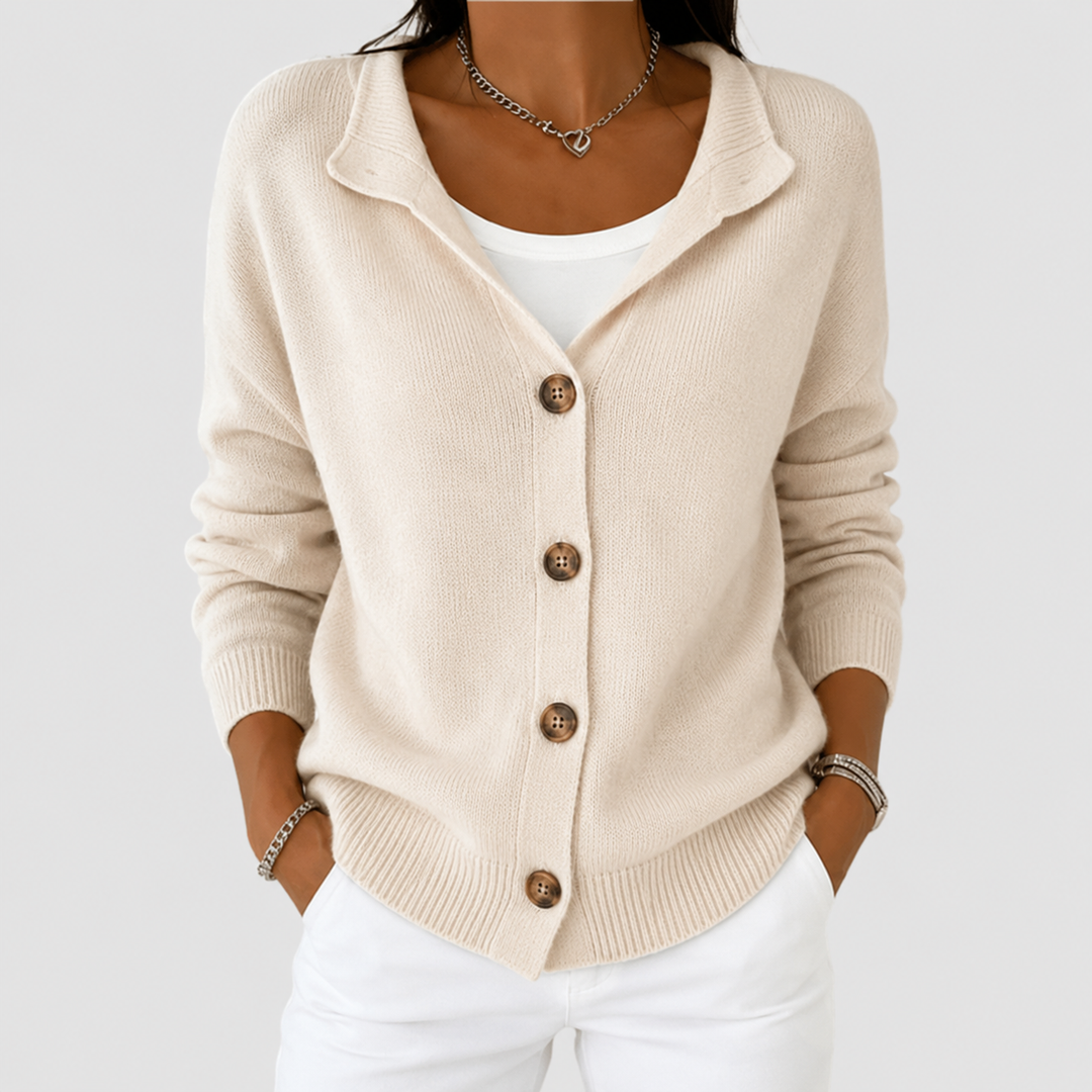 Claire | Cardigan Rétro en Cachemire