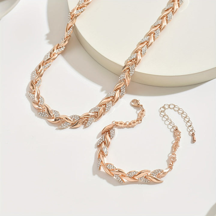Aurora™ | Ensemble collier et bracelet fait à la main