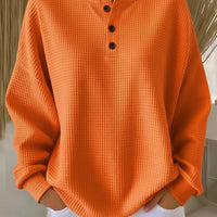 Grâce | Sweat Henley Texturé
