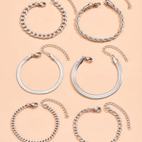 Set de 6 bracelets cubains