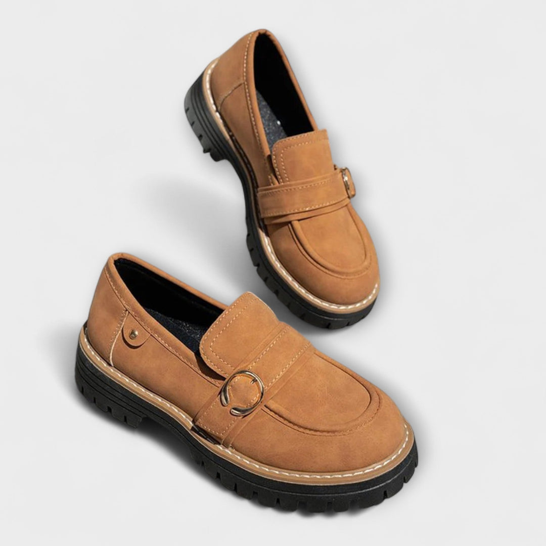 Laure | Mocassins Décontractés à Bout Rond