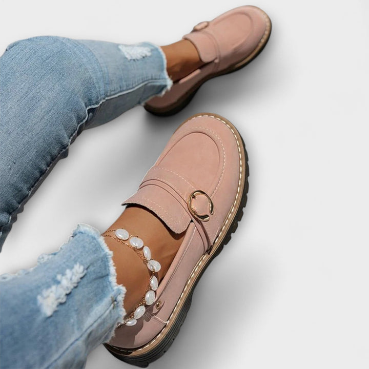 Laure | Mocassins Décontractés à Bout Rond