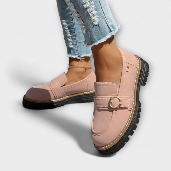 Laure | Mocassins Décontractés à Bout Rond