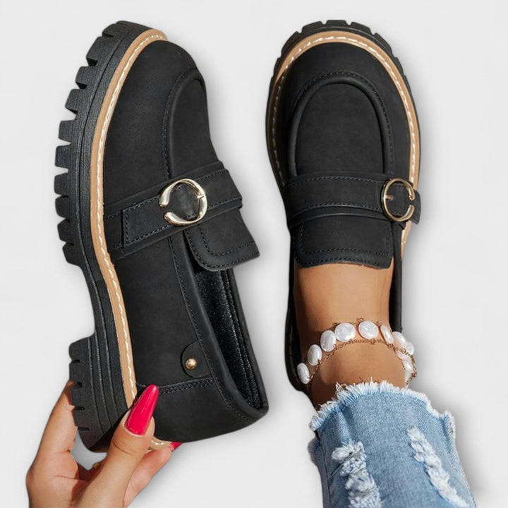 Laure | Mocassins Décontractés à Bout Rond
