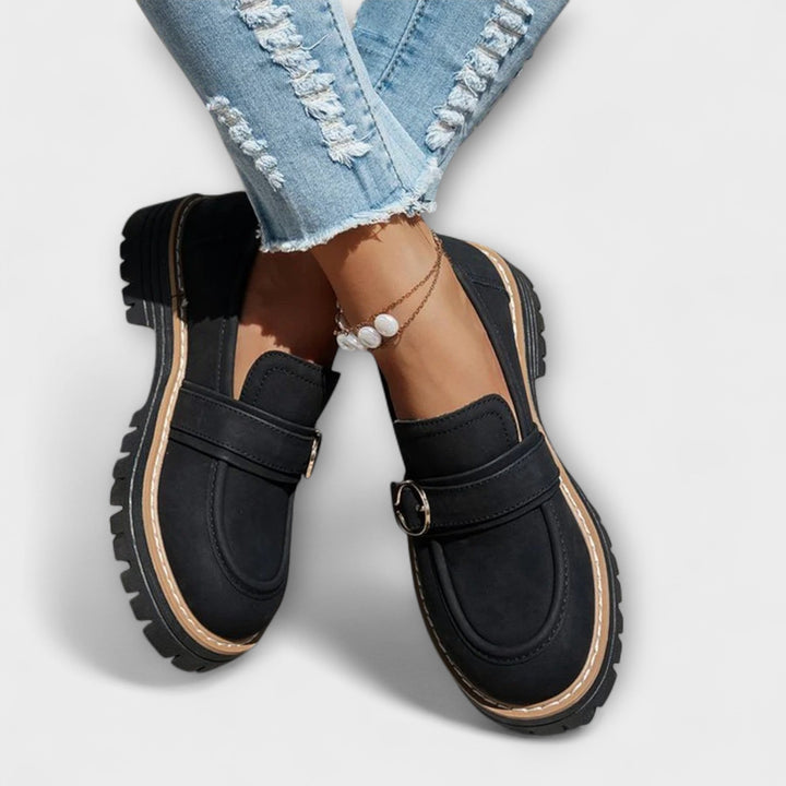 Laure | Mocassins Décontractés à Bout Rond
