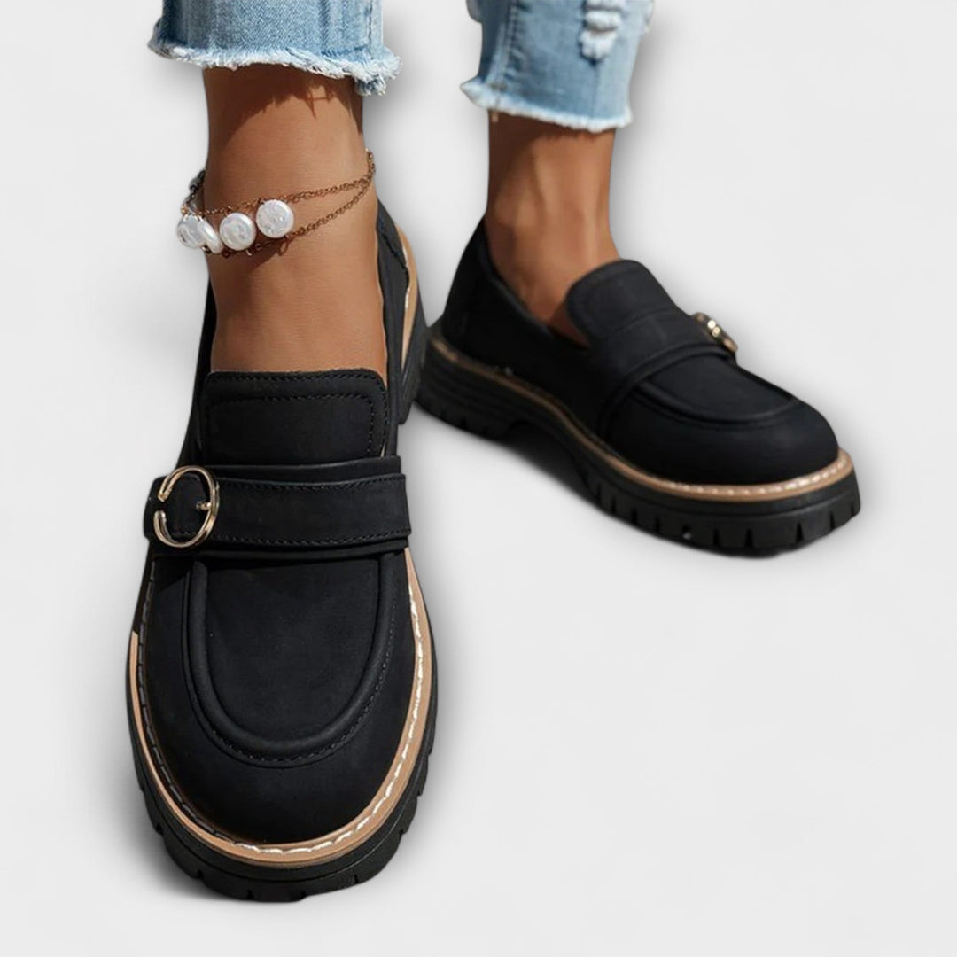 Charlotte | Mocassins Décontractés à Bout Rond