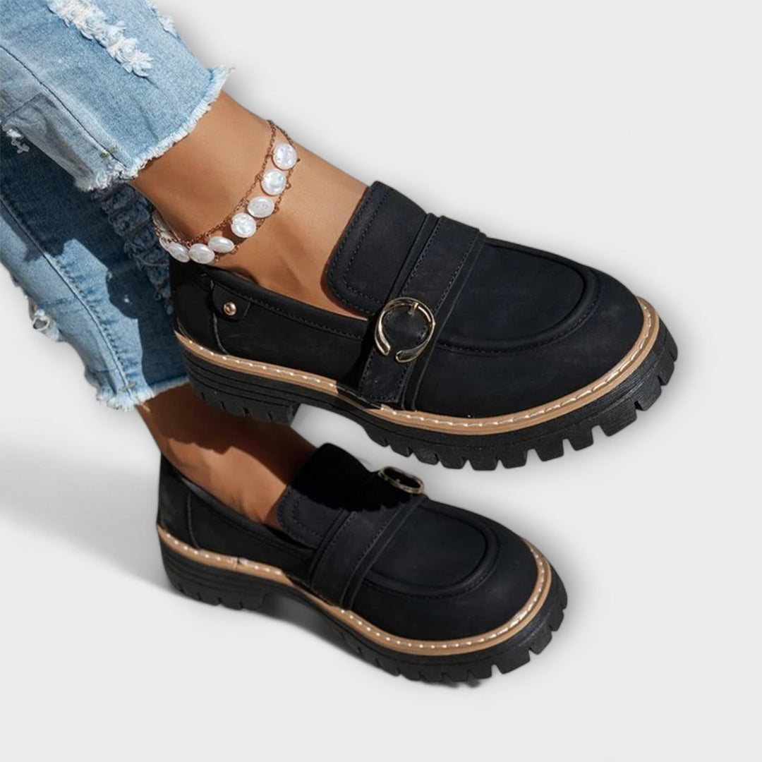 Laure | Mocassins Décontractés à Bout Rond