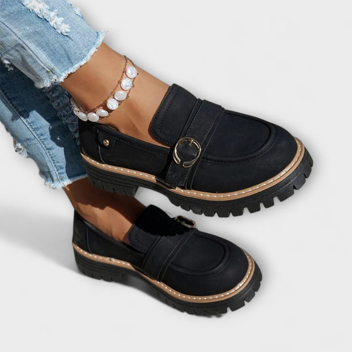 Laure | Mocassins Décontractés à Bout Rond