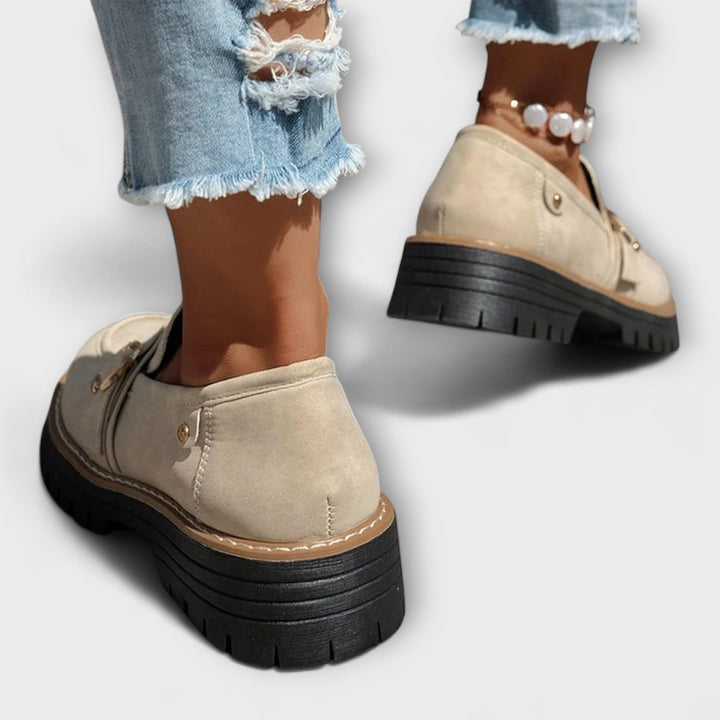Charlotte | Mocassins Décontractés à Bout Rond