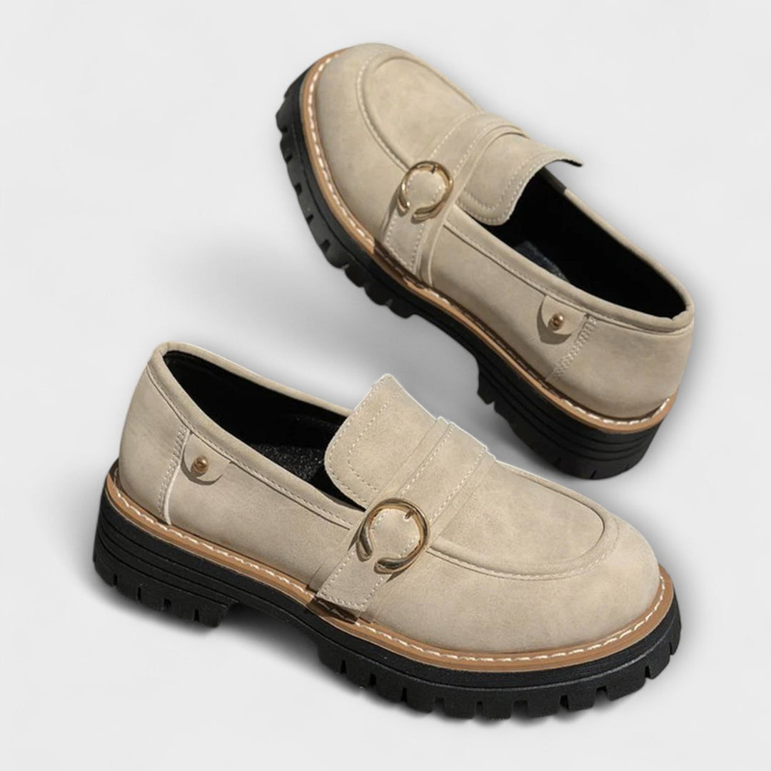Charlotte | Mocassins Décontractés à Bout Rond