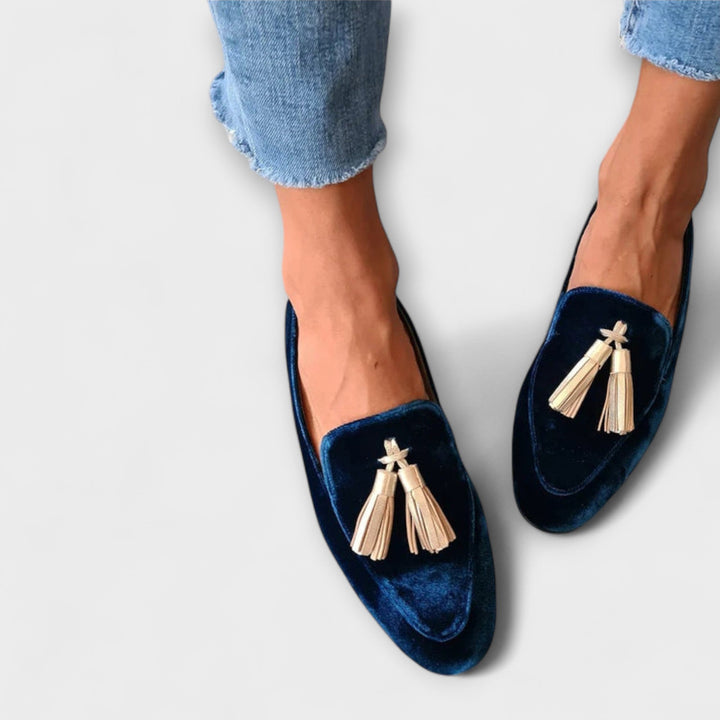Jade | Mocassins Vintage à Franges