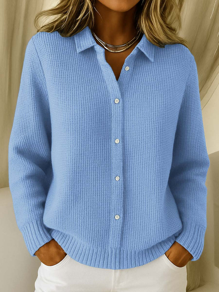 Carmelle | Cardigan Texturé à Boutons