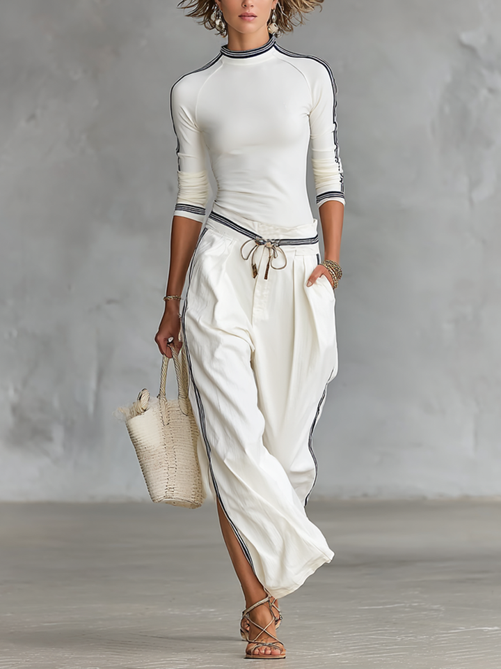 Diane - Ensemble de Sport Pantalon Large avec Cordon