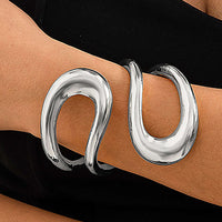 Bracelet Asymétrique Sculpté