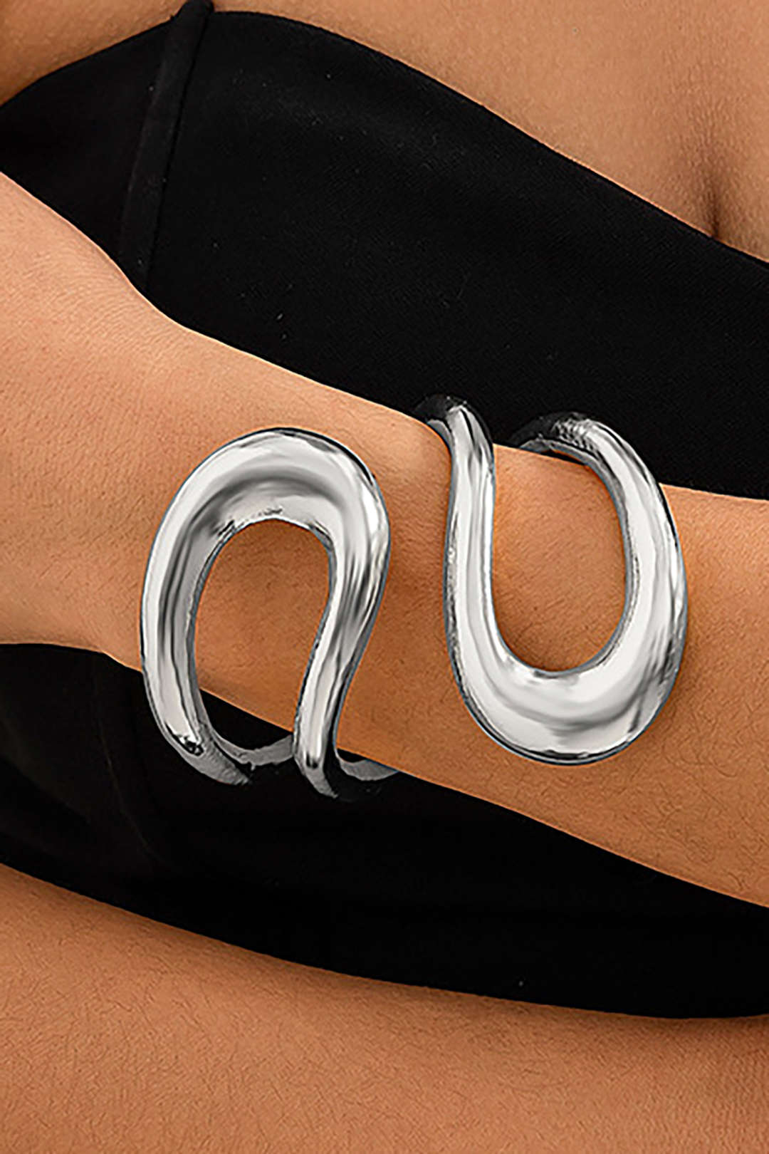 Bracelet Asymétrique Sculpté